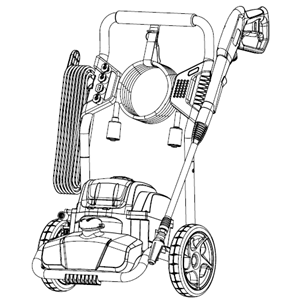 GREENWORKS, GPW1800 Pressure Washer