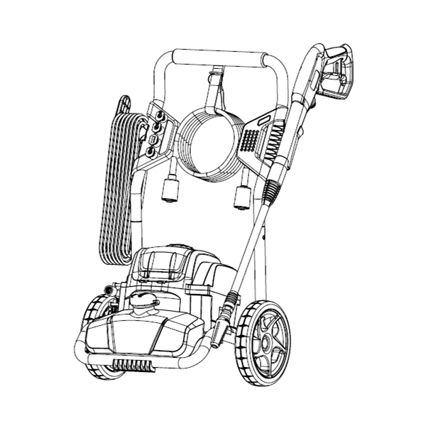 GREENWORKS, GPW1800 Pressure Washer