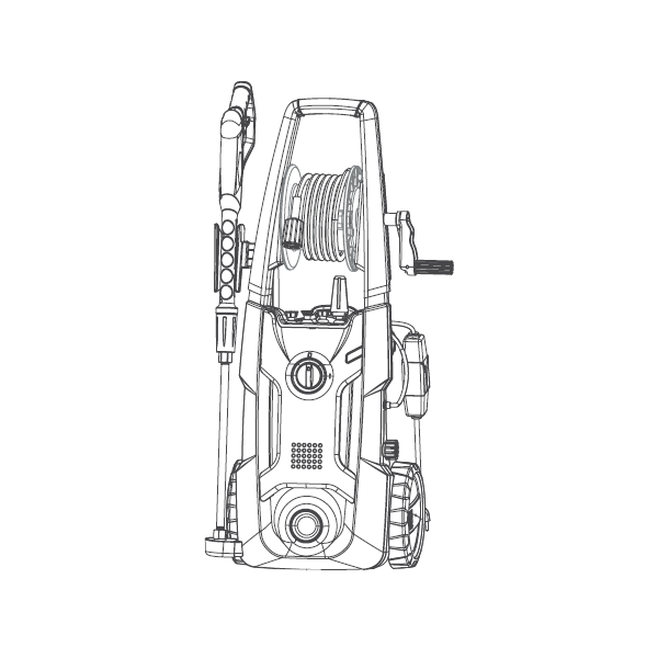 GREENWORKS, GPW1951 Pressure Washer