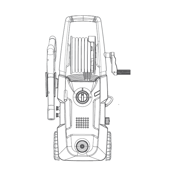 GREENWORKS, GPW1702 Pressure Washer