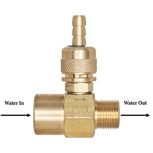 1001.2743, 2.1 ADJ CHEMICAL INJECTOR 3/8 NPT MXF