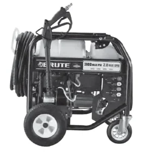 BRUTE Pressure Washer 020577-01 - Model Identification Image