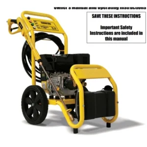 CHAMPION Pressure Washer 76553 - Model Identification Image