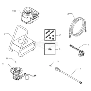 CRAFTSMAN Pressure Washer 020247-0 - Model Identification Image