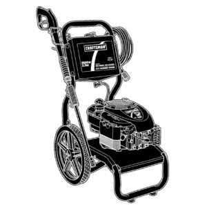 CRAFTSMAN Pressure Washer 020277-0 - Model Identification Image