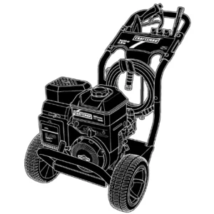 CRAFTSMAN Pressure Washer 020285-0 - Model Identification Image