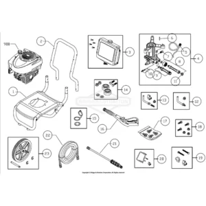 CRAFTSMAN Pressure Washer 020323-1 - Model Identification Image