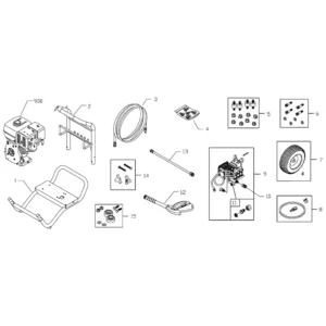 Pressure Washer Model 020361-1 From CRAFTSMAN - Equipment Image