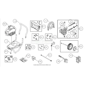 CRAFTSMAN 020395-0 Pressure Washer - Equipment Model Image