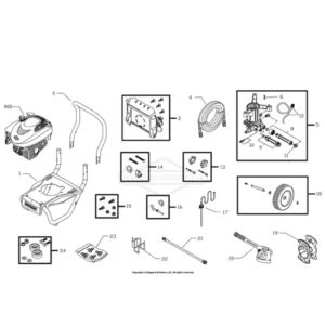 Pressure Washer Model 020405-0 From CRAFTSMAN - Equipment Image