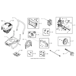 CRAFTSMAN 020410-0 Pressure Washer - Equipment Model Image