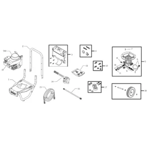 CRAFTSMAN 020412-0 Pressure Washer - Equipment Model Image