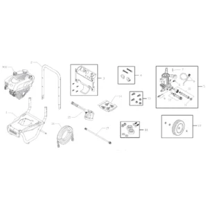 CRAFTSMAN Pressure Washer Model 020431-0 Image