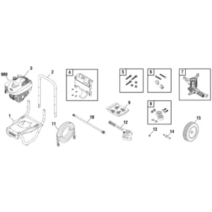 Pressure Washer Model 020431-1 From CRAFTSMAN - Equipment Image