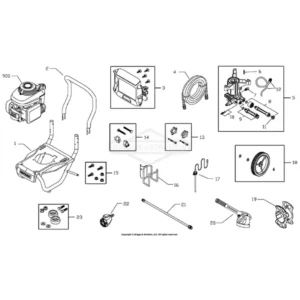 CRAFTSMAN 020432-0 Pressure Washer - Equipment Model Image