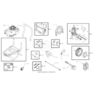 CRAFTSMAN Pressure Washer Model 020435-1 Image