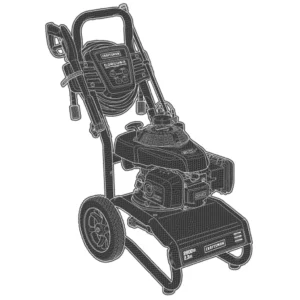 CRAFTSMAN Pressure Washer Model 020579-01 Image
