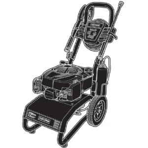 CRAFTSMAN Pressure Washer Model 020591-01 Image