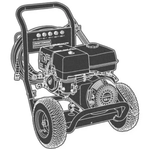 CRAFTSMAN Pressure Washer Model 020653-00 Image