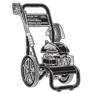 CRAFTSMAN Pressure Washer 580.676662 - Model Identification Image