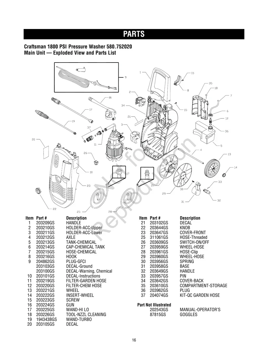 CRAFTSMAN, 580.752020, IPL.16