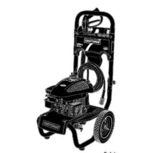CRAFTSMAN Pressure Washer 580.752180 - Model Identification Image