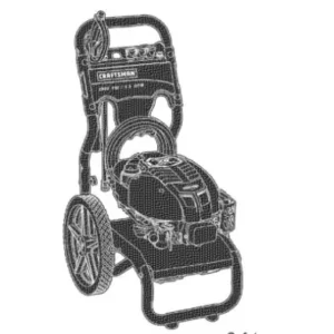 CRAFTSMAN Pressure Washer 580.752410 - Model Identification Image