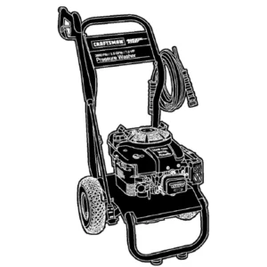 CRAFTSMAN Pressure Washer 580.752601 - Model Identification Image