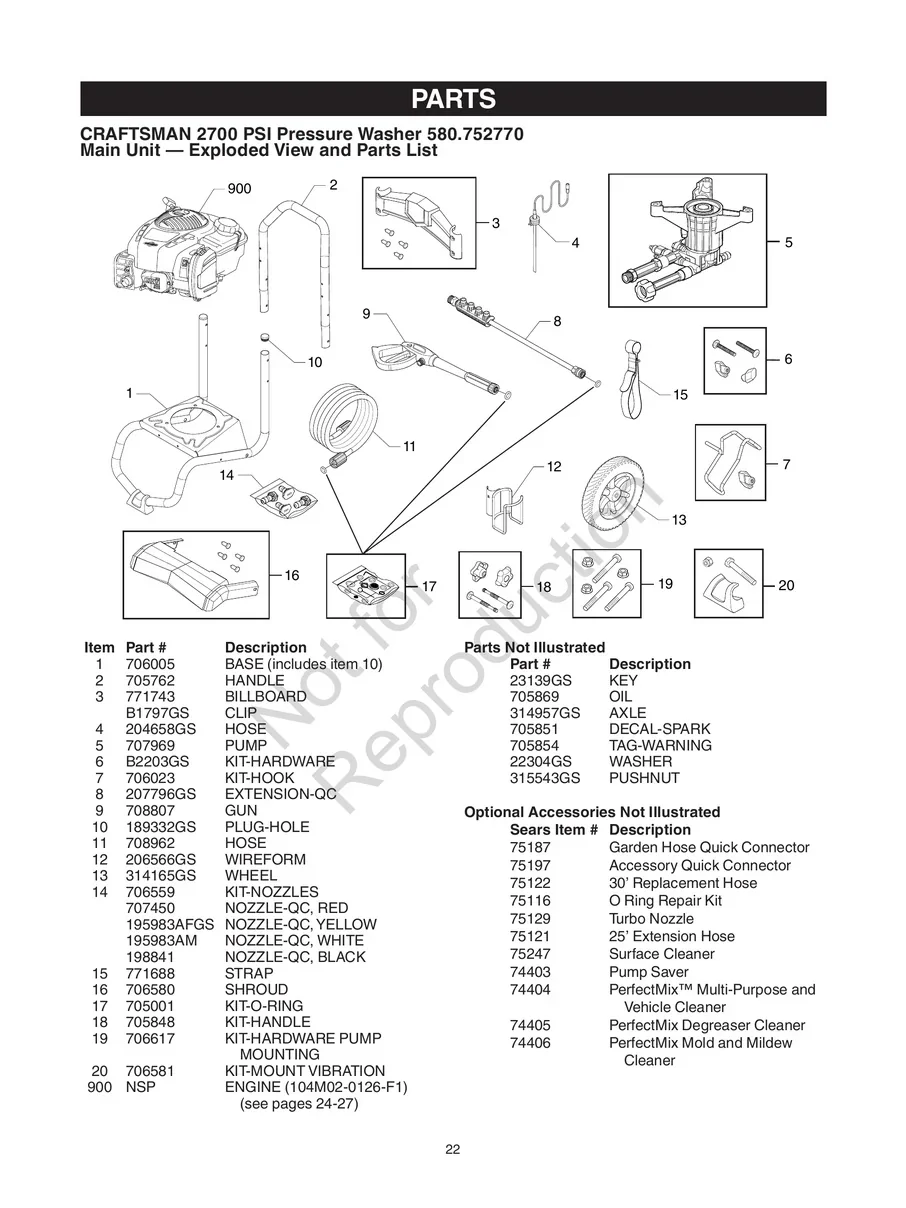 CRAFTSMAN, 580.752770, IPL.22