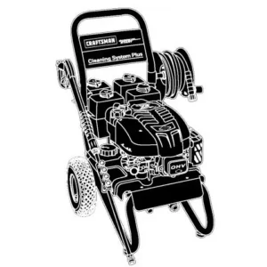 CRAFTSMAN Pressure Washer 580.752800 - Model Identification Image