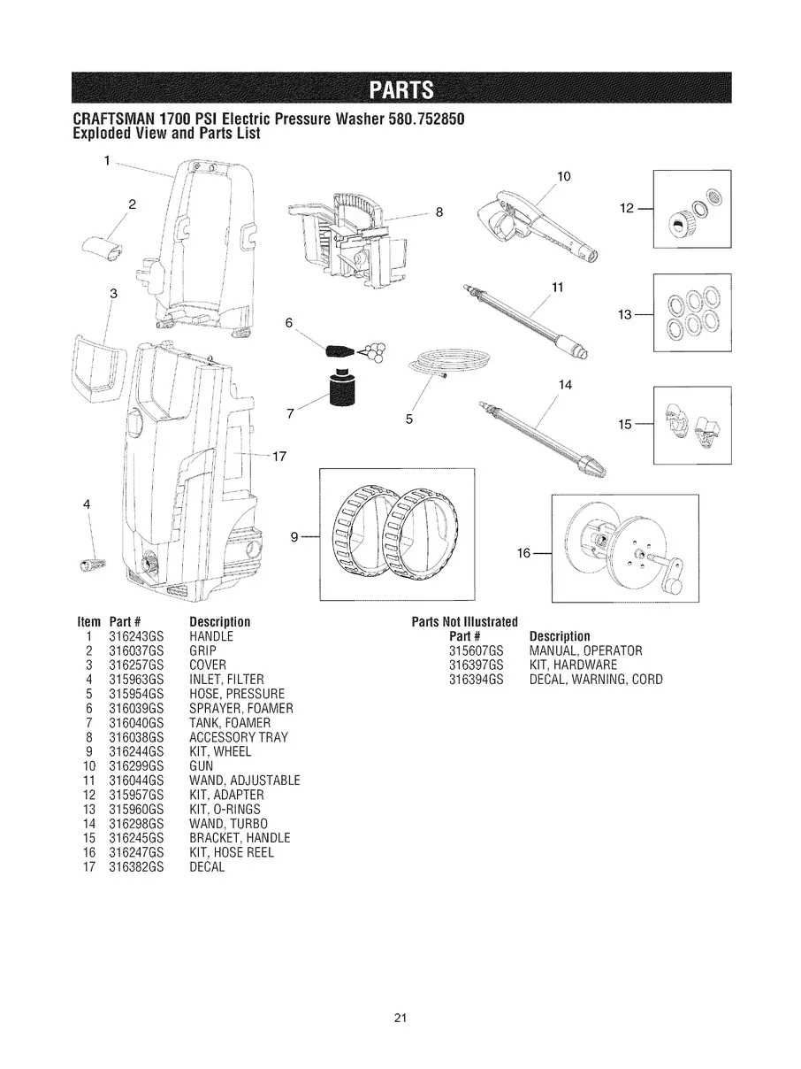 CRAFTSMAN, 580.752850, IPL.21