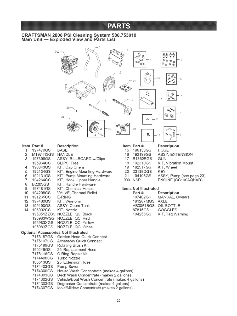 CRAFTSMAN, 580.753010, IPL.22