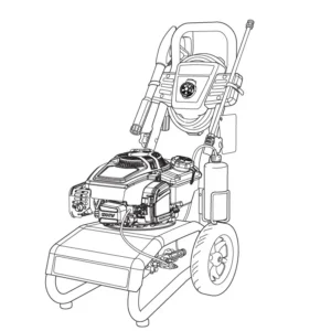 CRAFTSMAN Pressure Washer 580.754883 - Model Identification Image