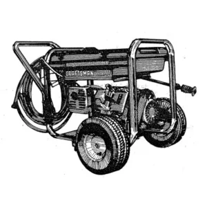 CRAFTSMAN Pressure Washer Model 580.763000 Image