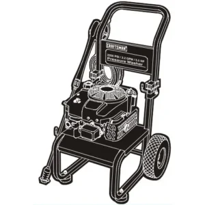 CRAFTSMAN Pressure Washer 580.767202 - Model Identification Image