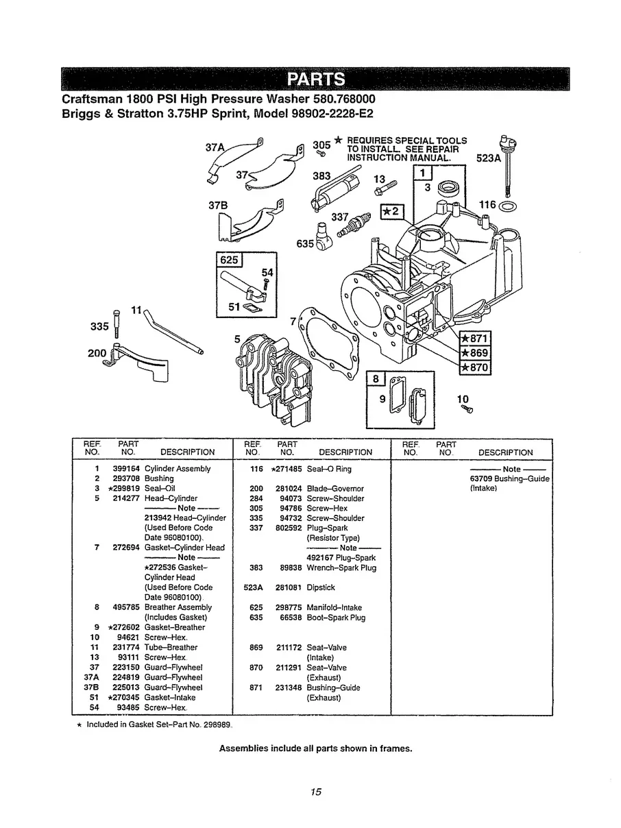 CRAFTSMAN, 580.768000, IPL.15