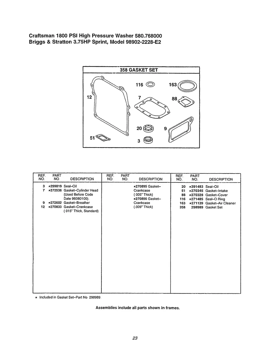CRAFTSMAN, 580.768000, IPL.23