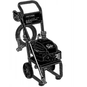 CRAFTSMAN Pressure Washer Model 580.768110 Image