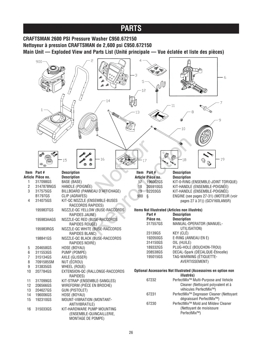 CRAFTSMAN, C950.672150, IPL.26