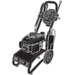 CRAFTSMAN Pressure Washer C950.672153 - Model Identification Image