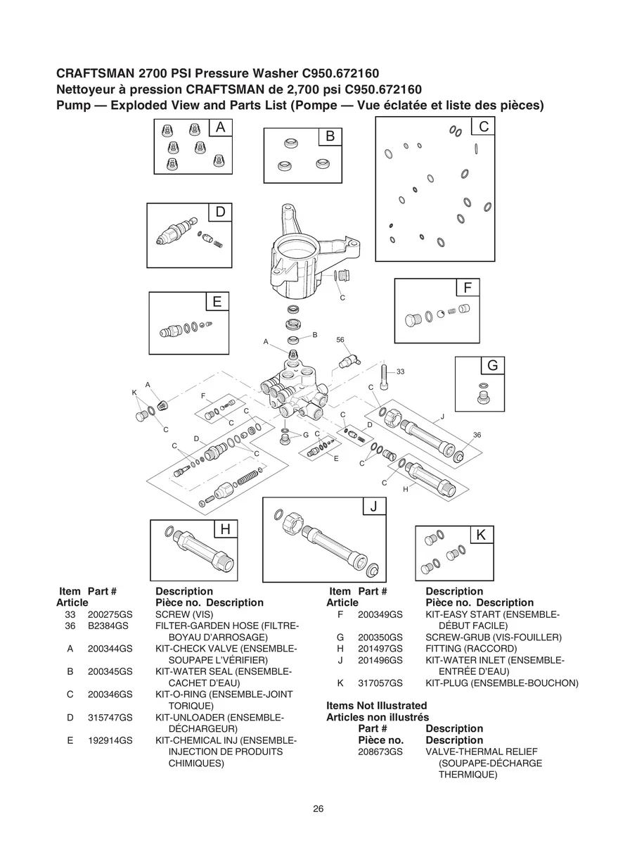 CRAFTSMAN, C950.672160, IPL.26