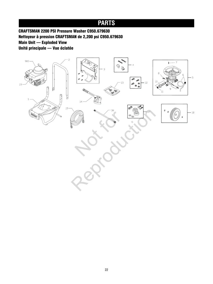 CRAFTSMAN, C950.679630, IPL.22