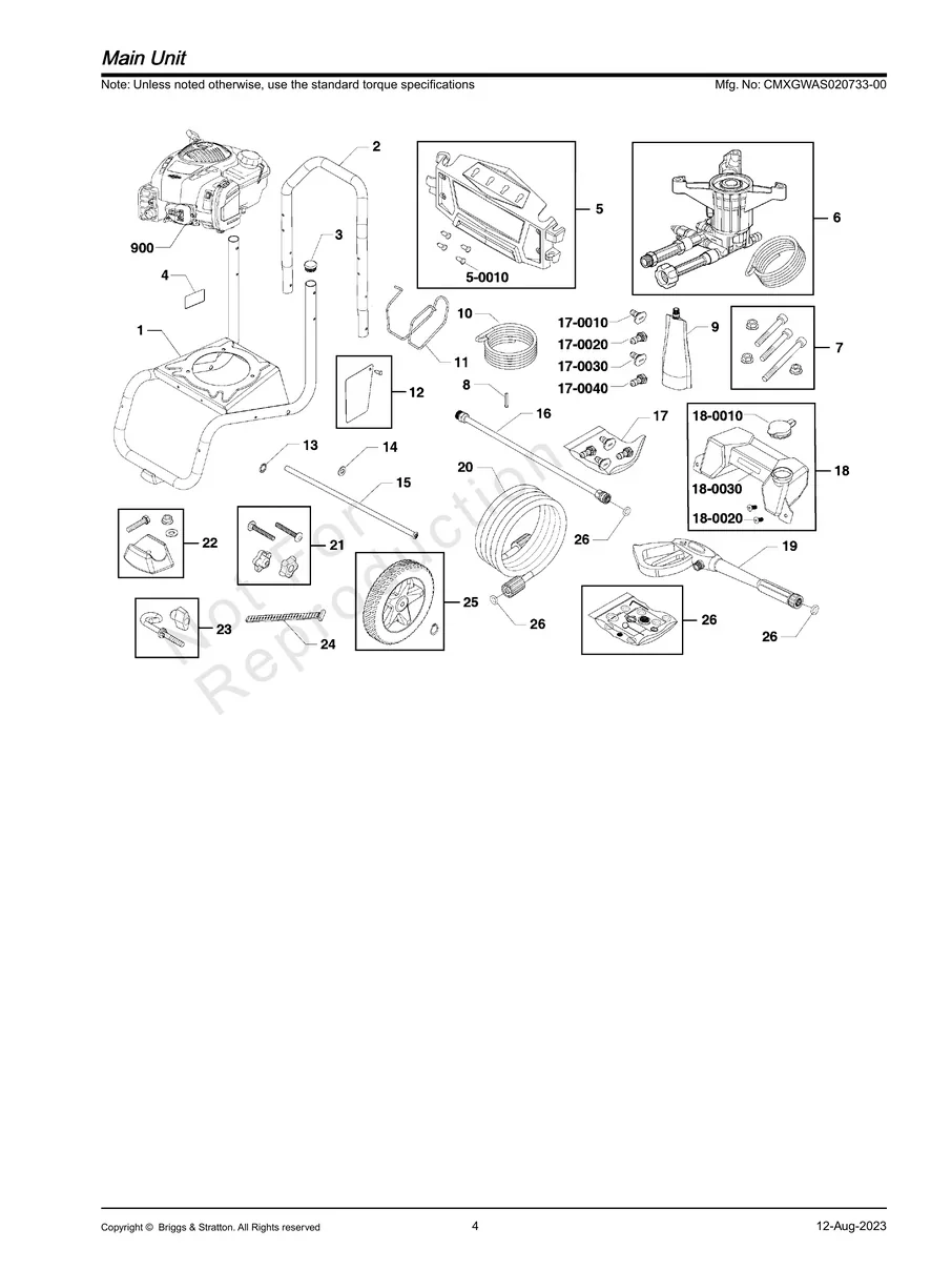 CRAFTSMAN, CMXGWAS020733-0, IPL.4