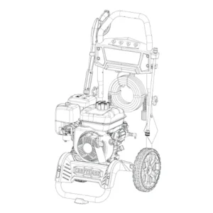 CRAFTSMAN Pressure Washer Model CMXGWAS020804-0 Image