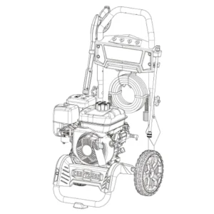 CRAFTSMAN Pressure Washer CMXGWAS020804-1 - Model Identification Image