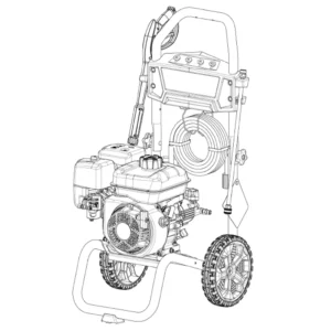 CRAFTSMAN Pressure Washer CMXGWAS020838-0 - Model Identification Image
