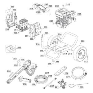 DEWALT Pressure Washer Model DPD3100 Image