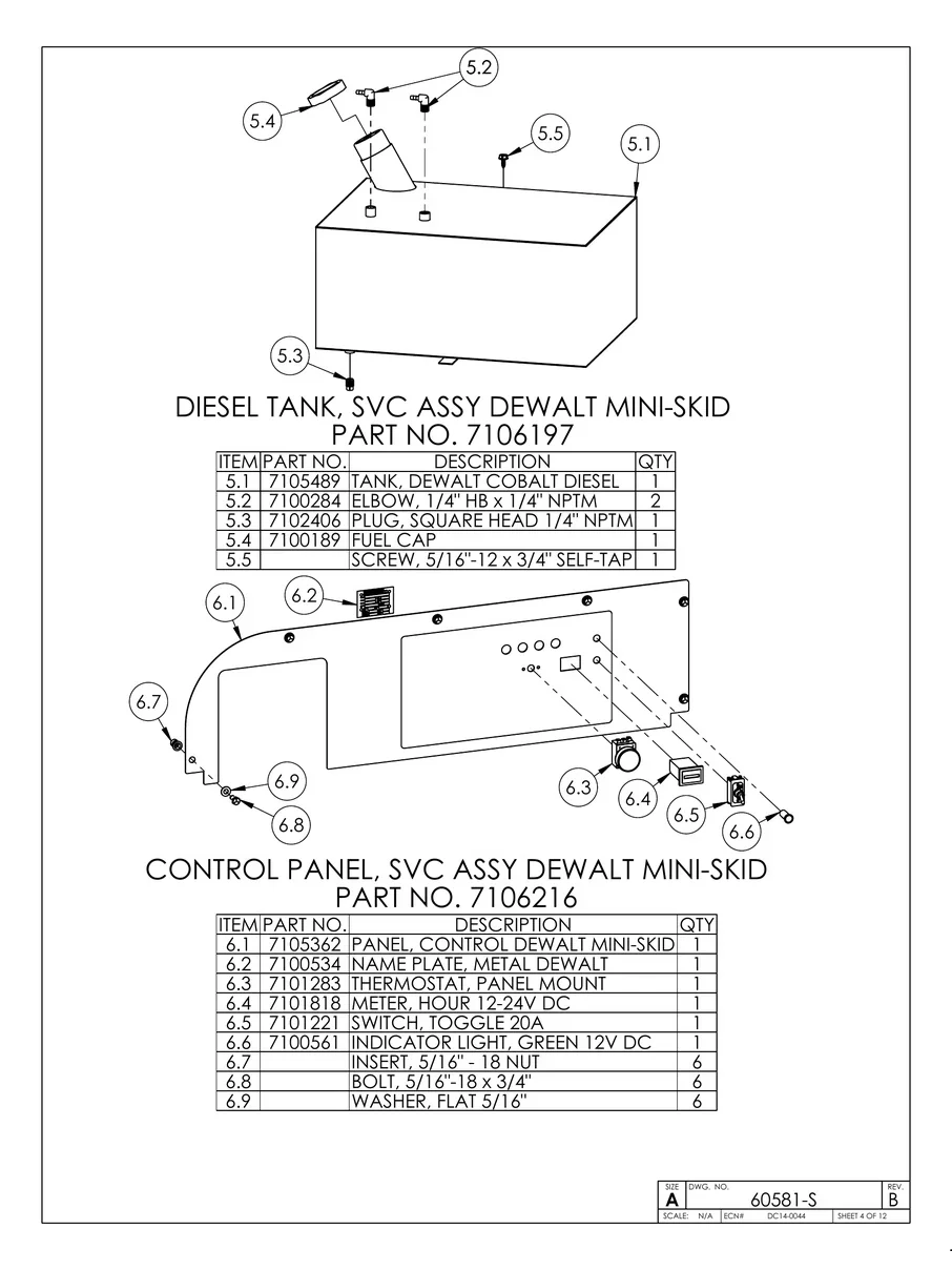 DEWALT, DXPWH3640, 60581-S, IPL.4