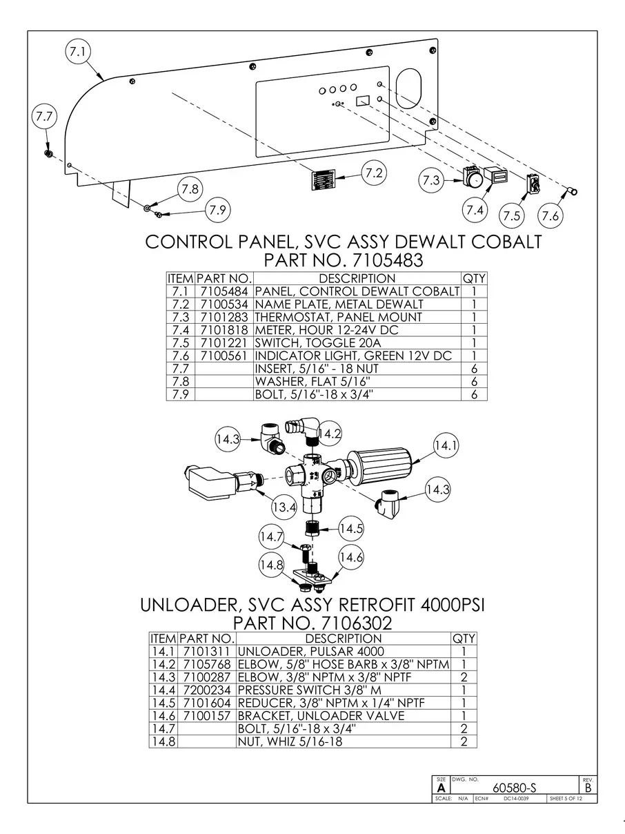 DEWALT, DXPWH3650, 60580-S, IPL.5