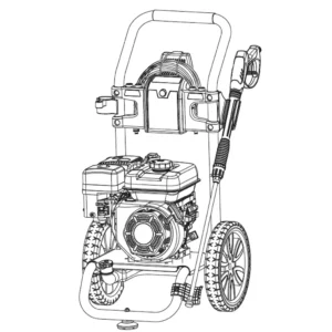 DUROMAX Pressure Washer XP2700PW - Model Identification Image